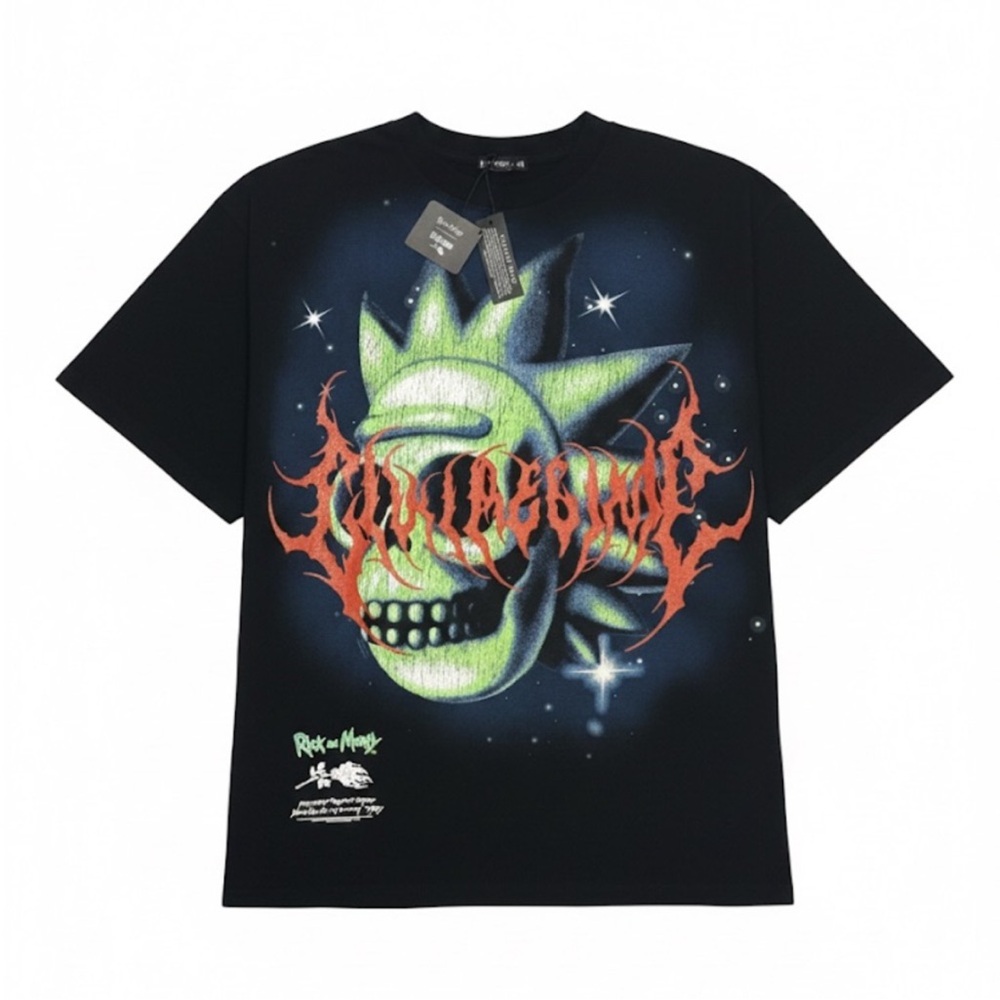 Civil Regime Rick and Morty Men’s Graphic T-Shirt Large